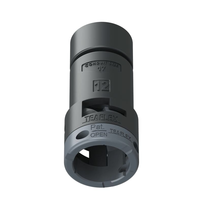 TEAFLEX - RACC.ADATTATORE NERO IP66 1712