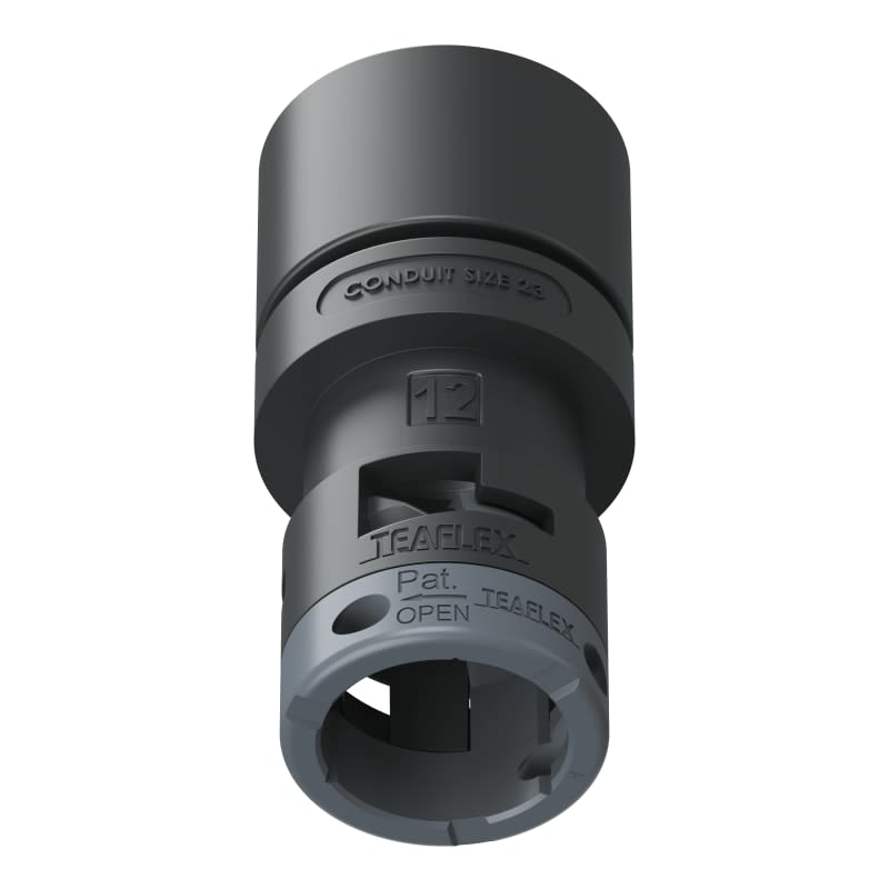 TEAFLEX - RACC.ADATTATORE NERO IP66 2312 6BAD2312