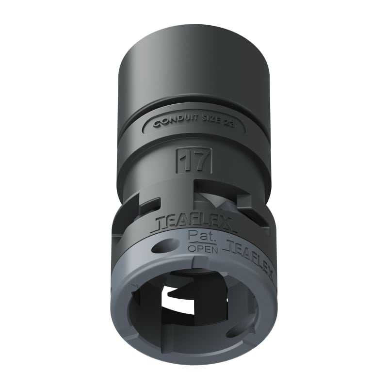 TEAFLEX - RACC.ADATTATORE NERO IP66 2317