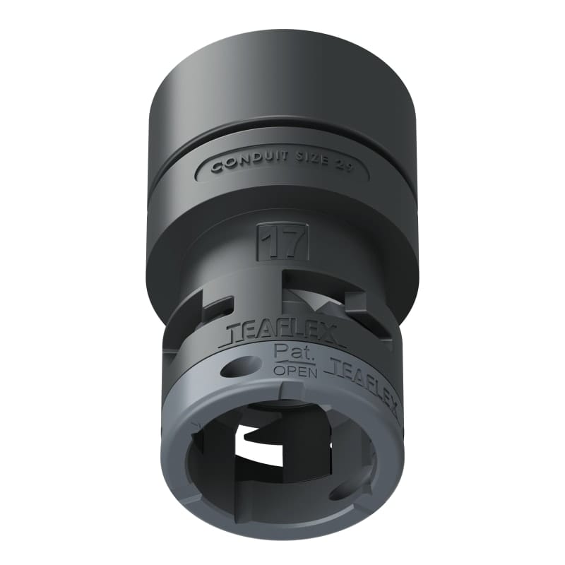 TEAFLEX - RACC.ADATTATORE NERO IP66 2917
