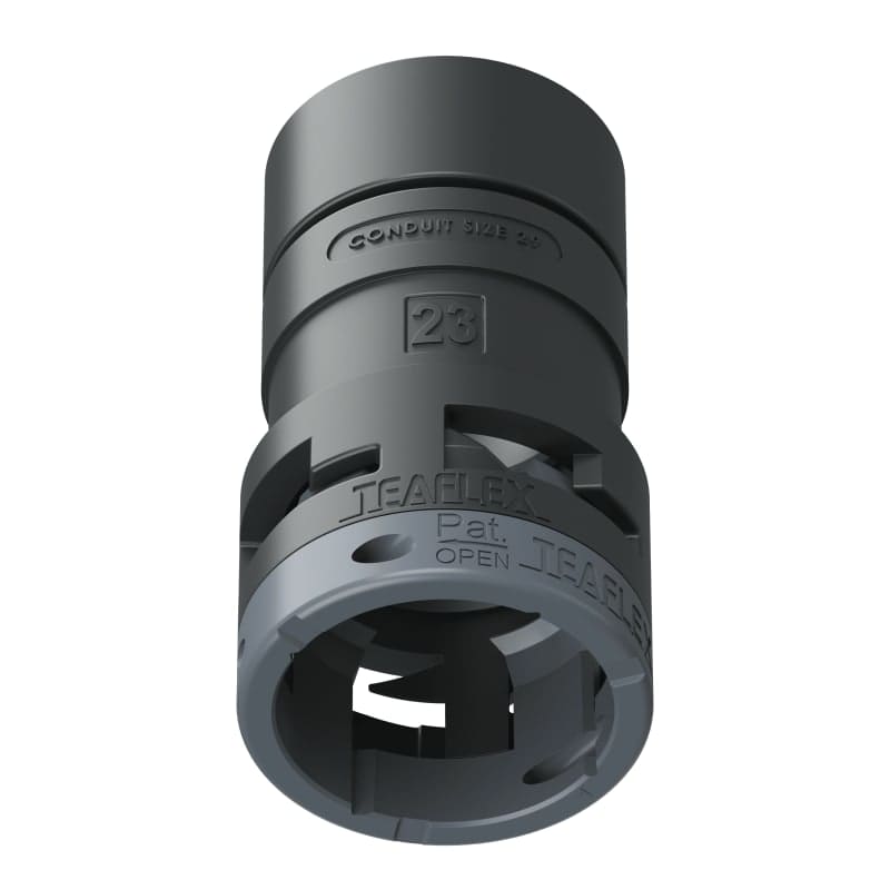 TEAFLEX - RACC.ADATTATORE NERO IP66 2923