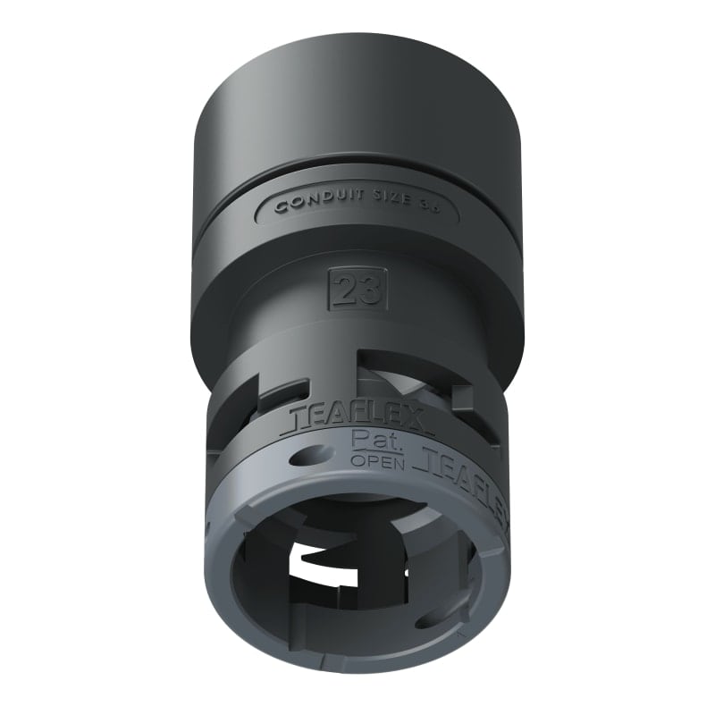 TEAFLEX - RACC.ADATTATORE NERO IP66 3623