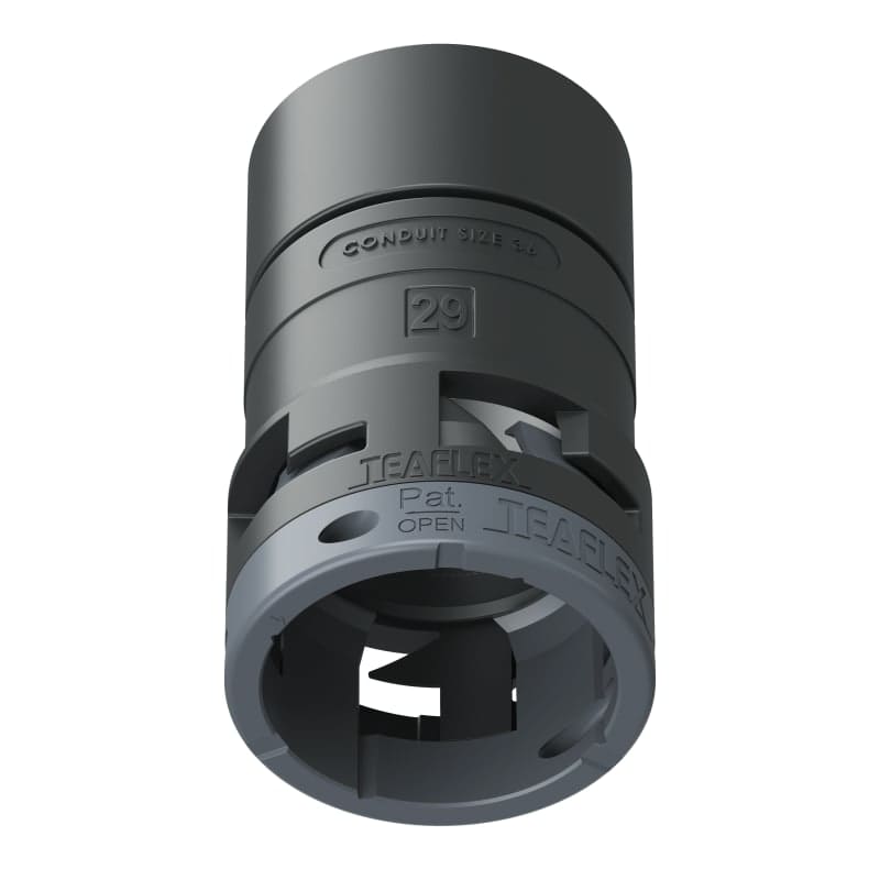 TEAFLEX - RACC.ADATTATORE NERO IP66 3629