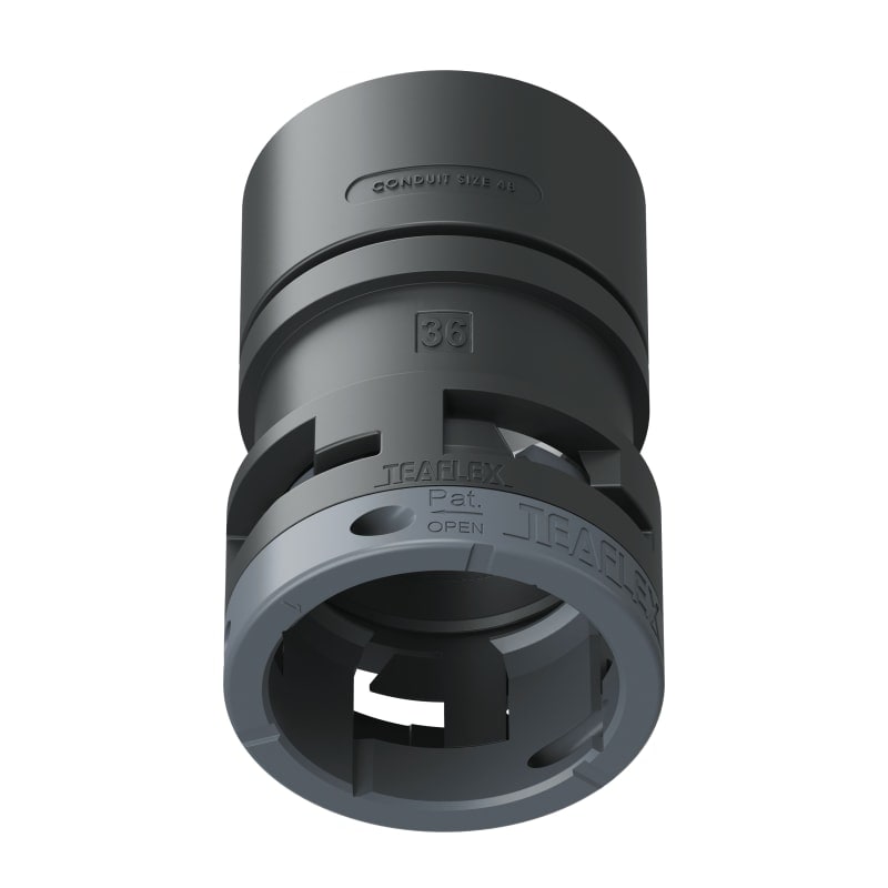 TEAFLEX - RACC.ADATTATORE NERO IP66 4836