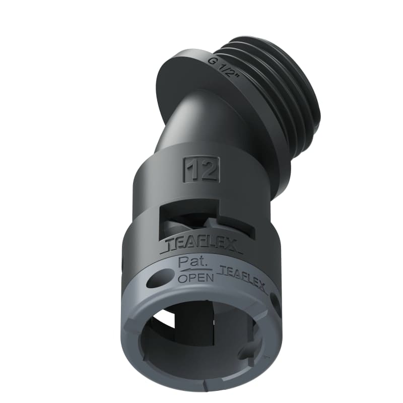 TEAFLEX - CURVA 45 IP66 BF12 1/2NERO