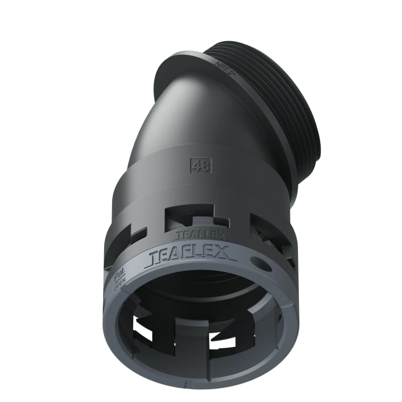 TEAFLEX - CURVA 45 IP66 BF48 NPT 2' NE