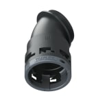 TEAFLEX - CURVA 45 IP66 BF48 PG48 NERO 6BBF48P48