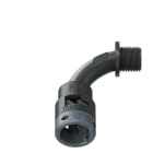 TEAFLEX - CURVA 90 IP66 BN10 1/4' NERO