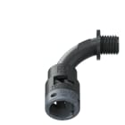 TEAFLEX - CURVA 90 IP66 BN10 M12 NERO 6BBN10M12