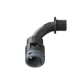 TEAFLEX - CURVA 90 IP66 BN10 PG07 NERO 6BBN10P07