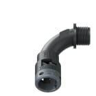 TEAFLEX - CURVA 90 IP66 BN10 PG09 NERO 6BBN10P09