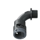 TEAFLEX - CURVA 90 IP66 BN12 3/8' NERO 6BBN12G02