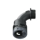 TEAFLEX - CURVA 90 IP66 BN23 3/4' NERO