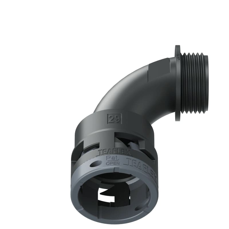 TEAFLEX - CURVA 90 IP66 BN29 1' NERO