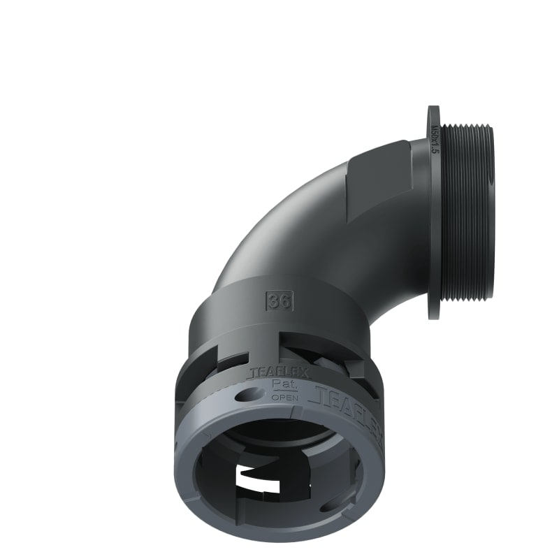 TEAFLEX - CURVA 90 IP66 BN36 M50 NERO