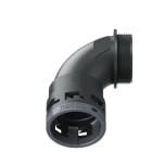 TEAFLEX - CURVA 90  IP66 BN48 2'   NERO 6BBN48G08