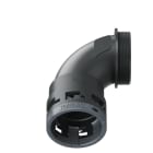 TEAFLEX - CURVA 90 IP66 BN48 M63 NERO 6BBN48M63