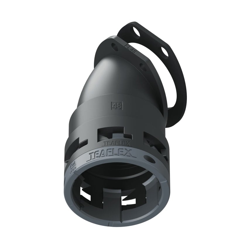 TEAFLEX - FLANGIA 45 IP66 FF48 NERO