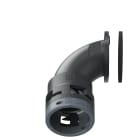 TEAFLEX - Raccordo a 90 flangia poliammide IP66 senza spigoli nero FL29.
