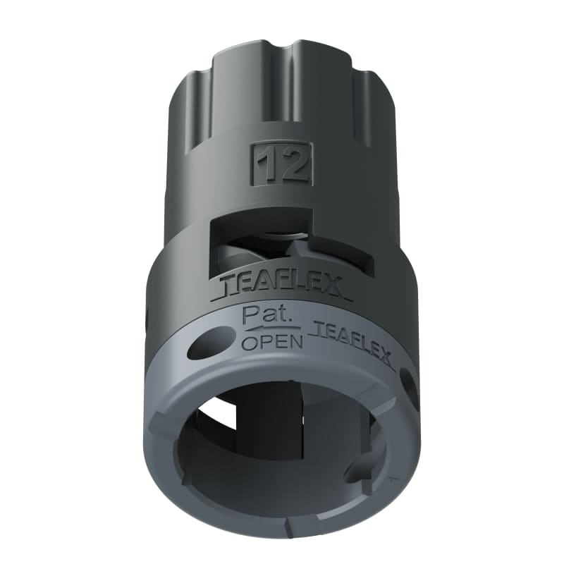 TEAFLEX - FEMM. IP66 NERO SFA12 5/8' 24F