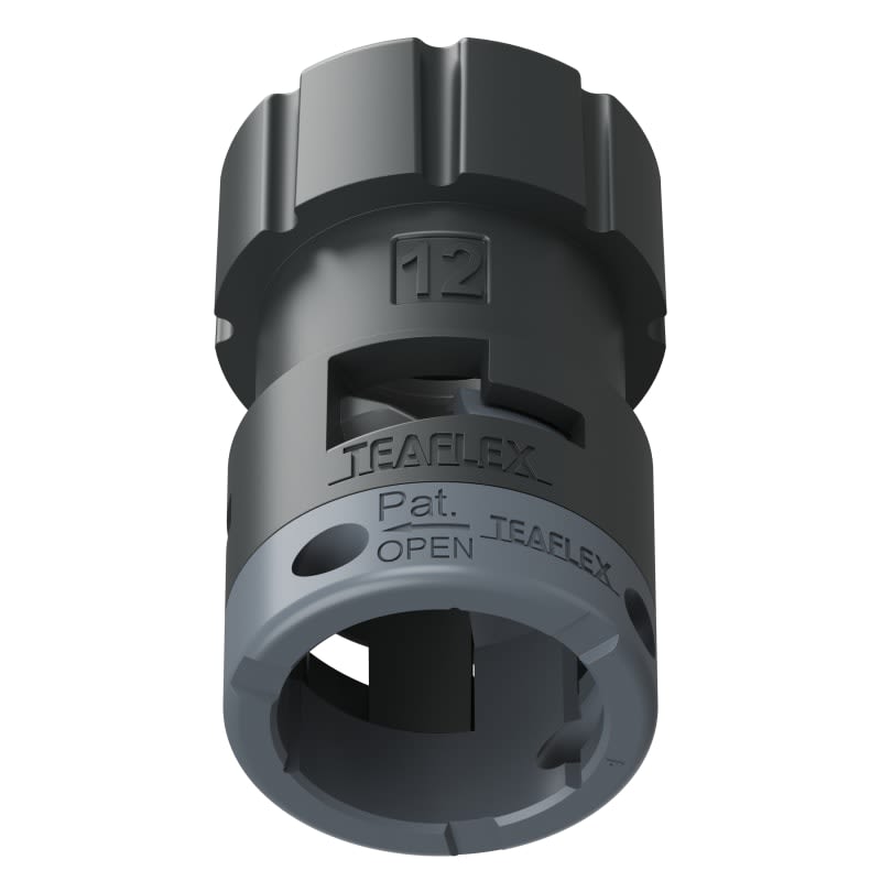 TEAFLEX - FEMM. IP66 NERO SFA12 3/4' 20F