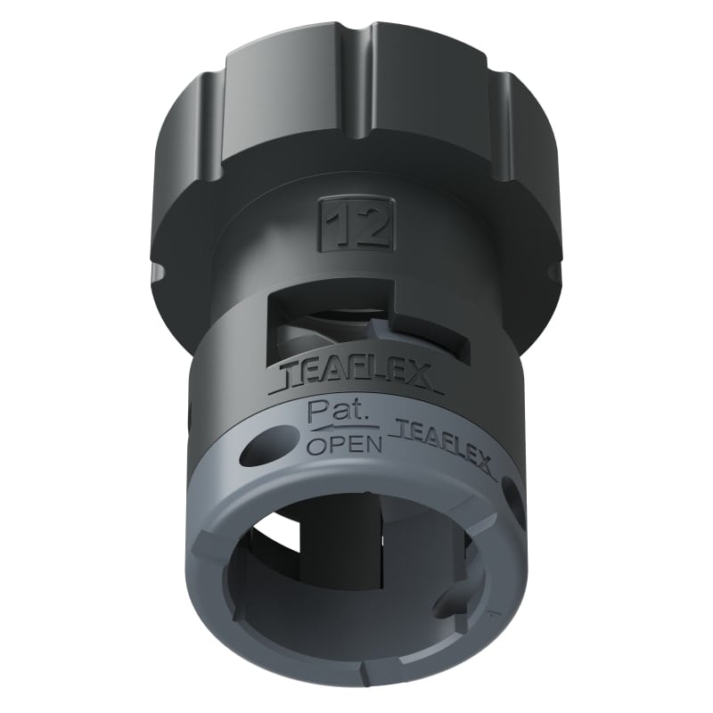 TEAFLEX - FEMM.IP66 NERO SFA12 15/16'