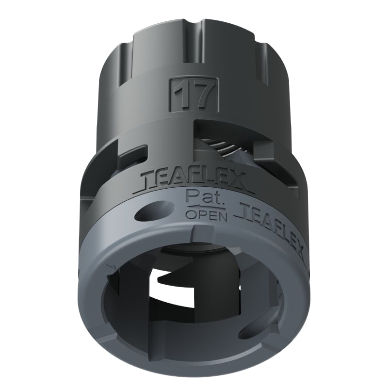TEAFLEX - FEMM. IP66 NERO SFA17 3/4' 20F