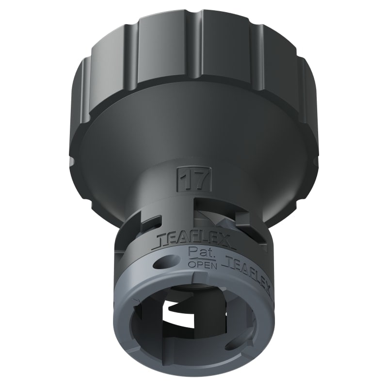TEAFLEX - FEMM. IP66 NERO SFA17 1'5/8