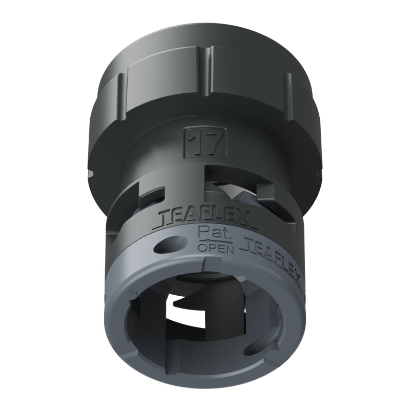 TEAFLEX - FEMM. IP66 NERO SFB17 1'3/16