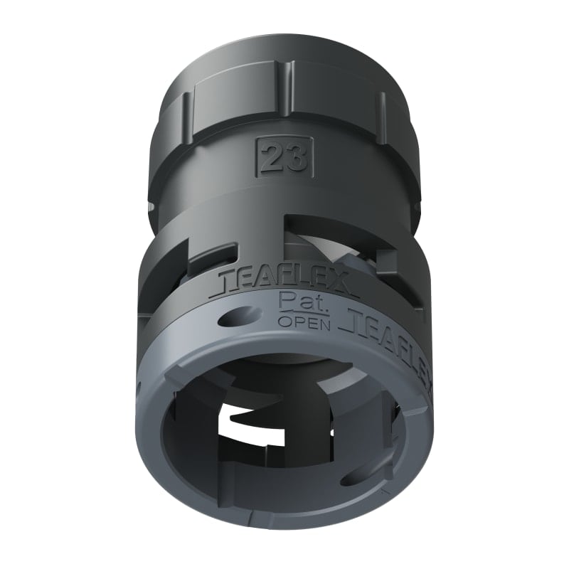 TEAFLEX - FEMM. IP66 NERO SFB23 1'3/16