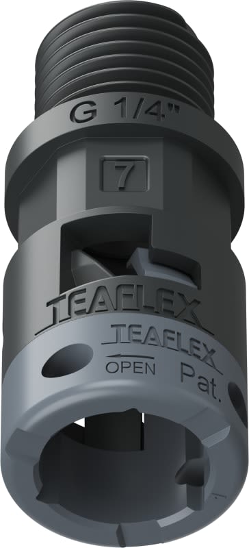 TEAFLEX - RACC. NERO IP66 SM07 G 1/4' 6BSM07G01