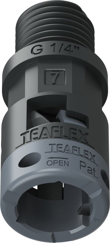 TEAFLEX - RACC. NERO IP66 SM07 G 1/4'