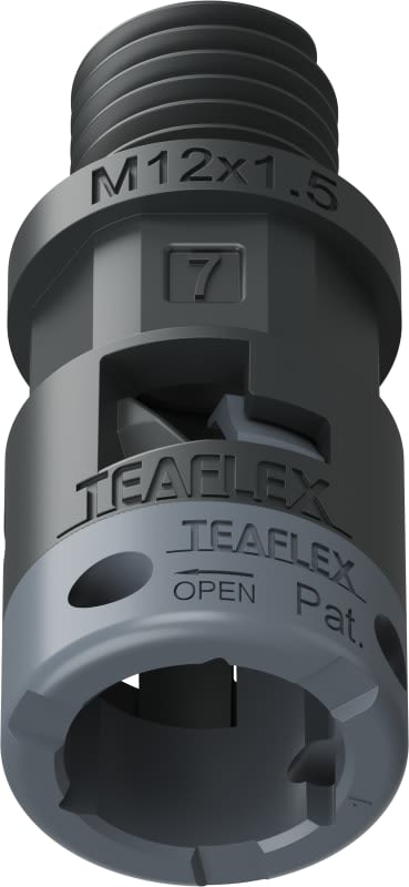 TEAFLEX - RACC.NERO   IP66 SM07  M12X1,5 6BSM07M12