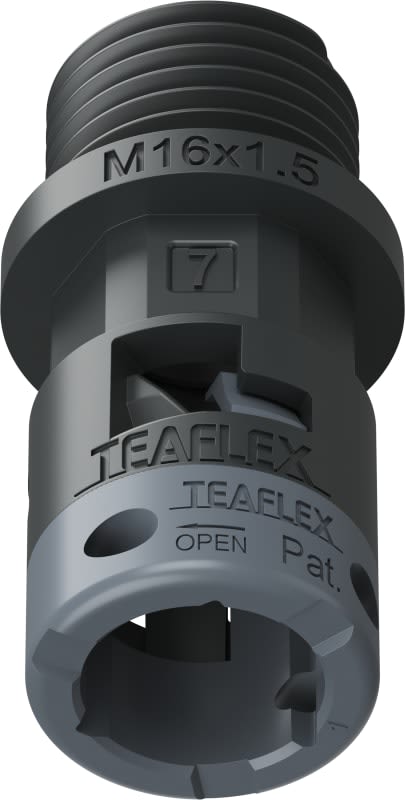 TEAFLEX - RACC.NERO   IP66 SM07  M16X1,5