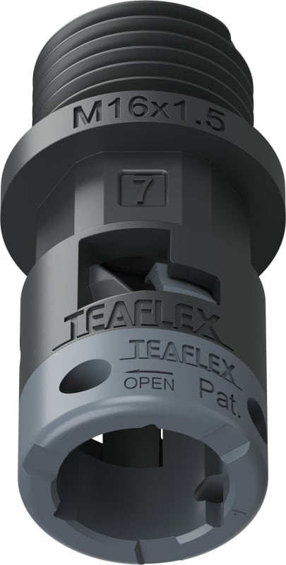 TEAFLEX - RACC.NERO IP66 SM07 M16X1,5