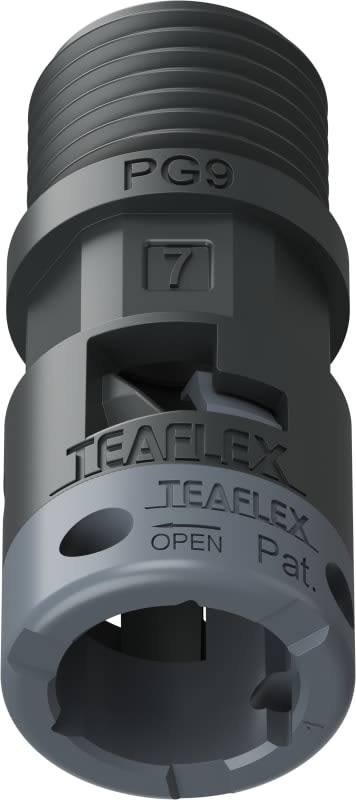 TEAFLEX - RACC.NERO IP66 SM07 PG09 6BSM07P09