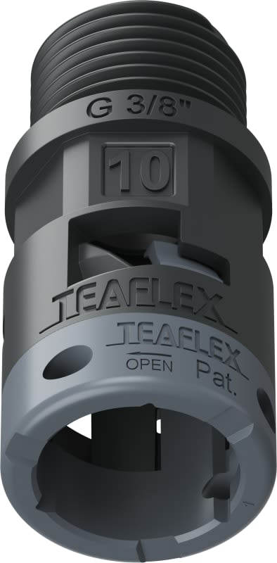 TEAFLEX - RACC. NERO IP66 SM10 G 3/8'
