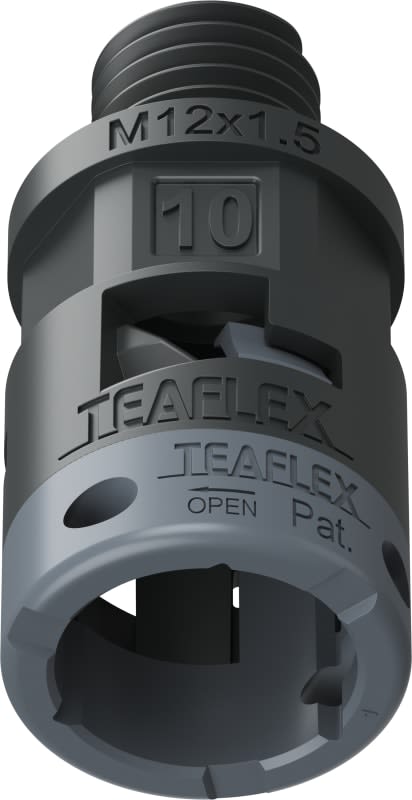 TEAFLEX - RACC.NERO   IP66 SM10  M12X1,5