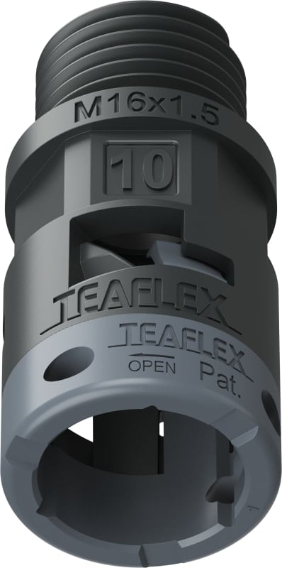 TEAFLEX - RACC.NERO IP66 SM10 M16X1,5