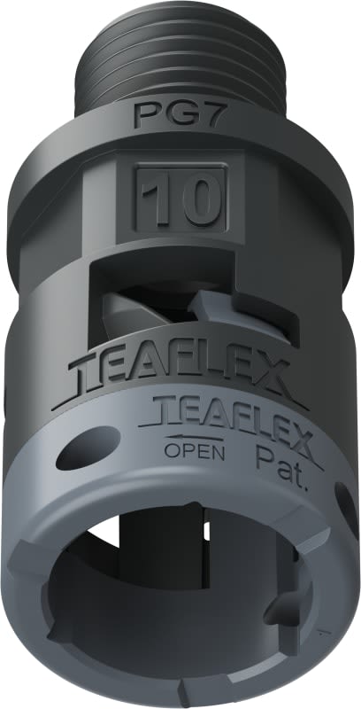 TEAFLEX - RACC.NERO IP66 SM10 PG07 6BSM10P07