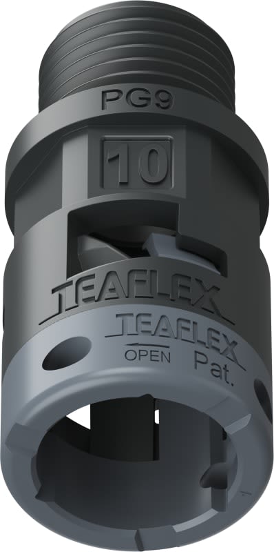 TEAFLEX - RACC.NERO IP66 SM10 PG09 6BSM10P09