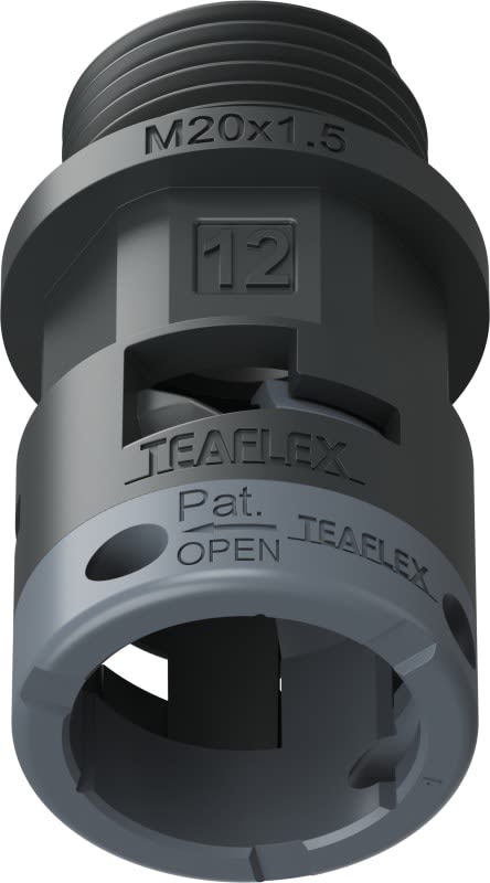 TEAFLEX - RACC.NERO   IP66 SM12  M20X1,5 6BSM12M20
