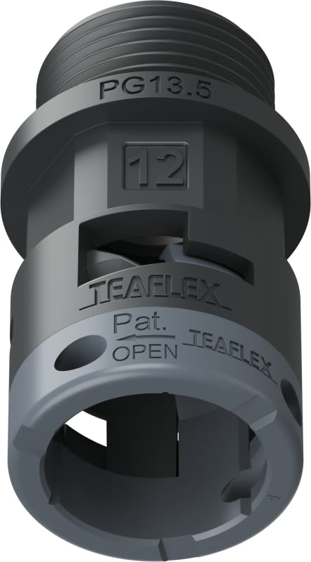 TEAFLEX - RACC.NERO   IP66 SM12  PG13,5 6BSM12P13