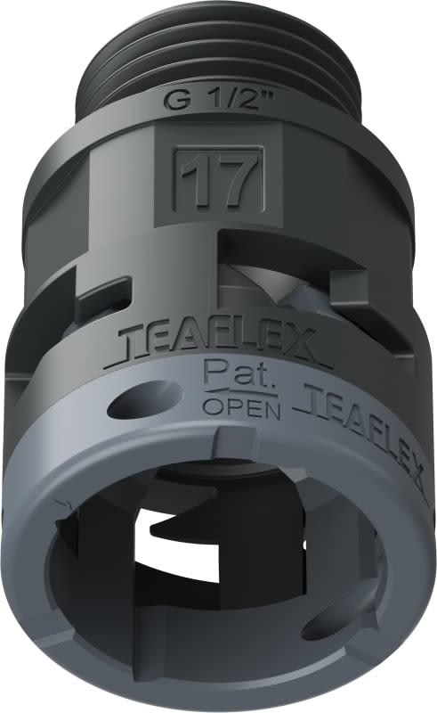 TEAFLEX - RACC. NERO IP66 SM17 G 1/2'