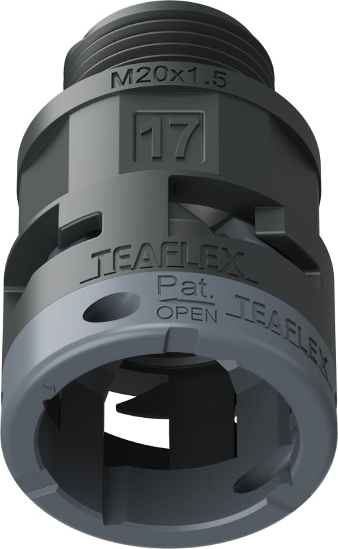 TEAFLEX - RACC.NERO IP66 SM17 M20X1,5 6BSM17M20