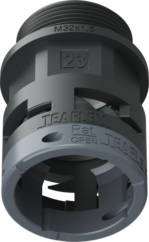 TEAFLEX - RACC.NERO   IP66 SM23  M32X1,5 6BSM23M32