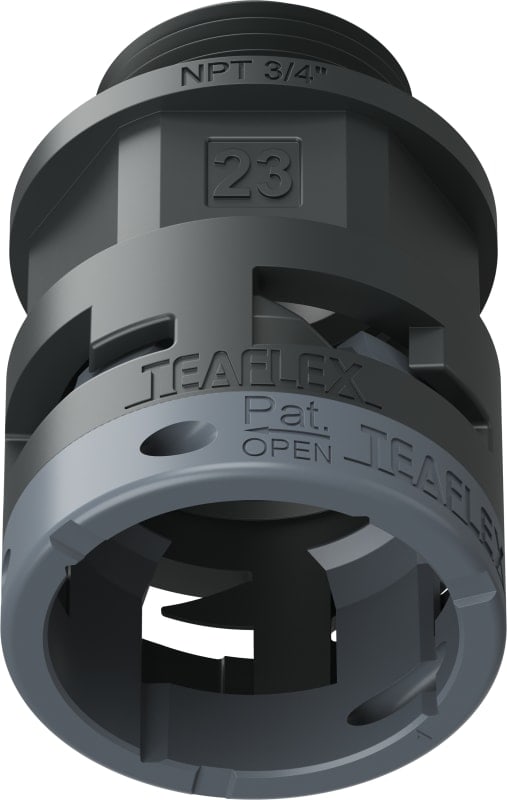 TEAFLEX - RACC.NERO IP66 SM23 NPT 3/4'