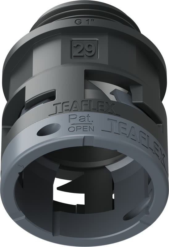 TEAFLEX - RACC. NERO   IP66 SM29 G1'