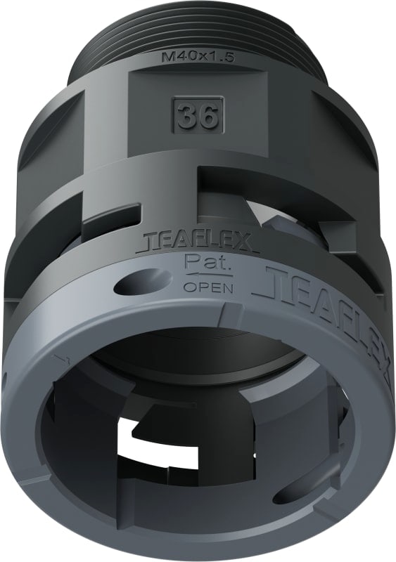 TEAFLEX - RACC.NERO IP66 SM36 M40X1,5 6BSM36M40