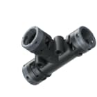 TEAFLEX - RACC. T NERO IP66 12-12-12